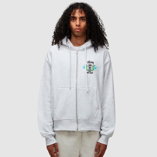Stussy skull hoodie new arrivals